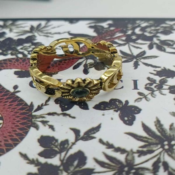 

gujia, double g new style classic thai silver single open ring