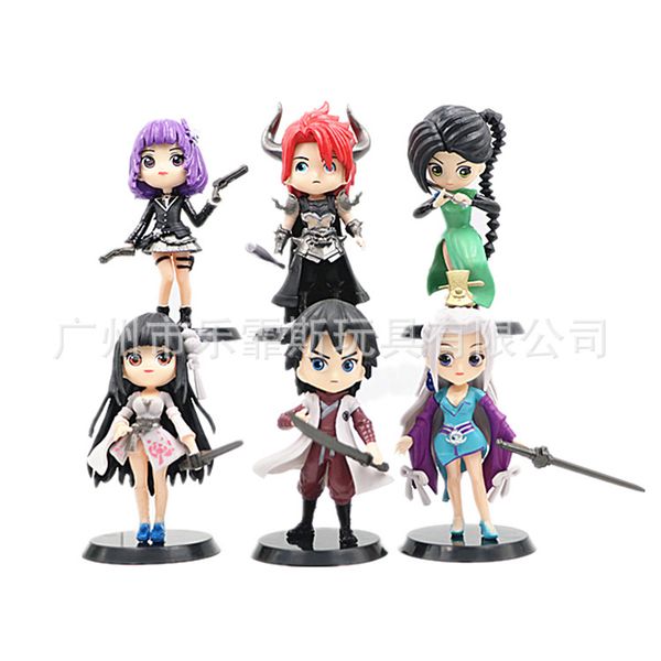 

2020 new arrival six version figures model plum blossom thirteen magic knifes thousand blade toy doll