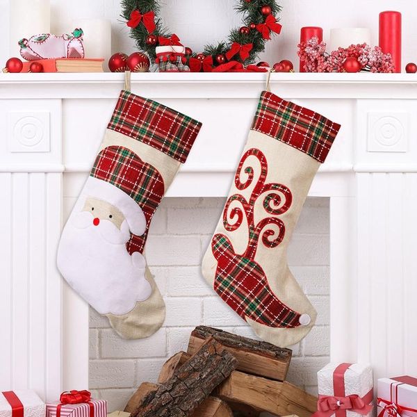 

рождественские чулок рождеством украшения для дома 2020 noel navidad cristmas дерева декор xmas gifts с новым годом 2021 bbyktd