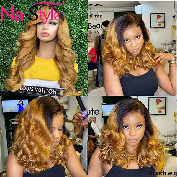 

honey blonde lace front wigs human hair body wave 13x4 lace front wigs pre plucked with baby hair colored remy wig 150 density, Black;brown