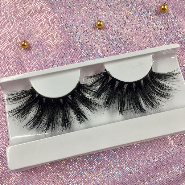 

false eyelashes 6pairs/lot wholesale lashes glitter lash packaging 25mm 3d mink