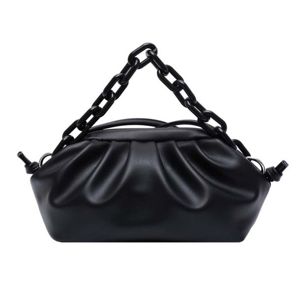 

women simple dumplings messenger bag designer retro 2020 new fashion cloud female crossbody shoulder bag tide handbag clutch bag c1223