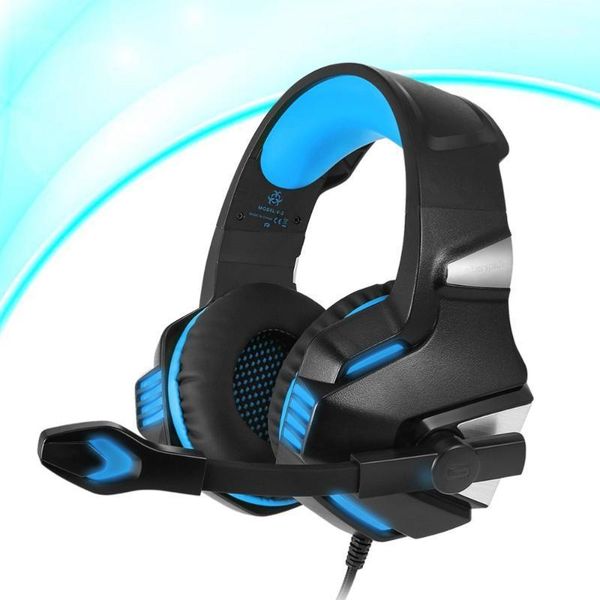 

1pc v3 durable 3.5mm bass noise led light with mic gaming headset gaming headphone for pc computer playing games1