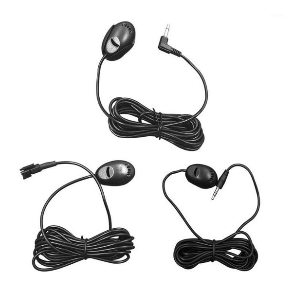 

universal car kit auto external microphone external mic for car cd dvd radio hand-call radio straight plug bentplu1