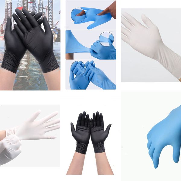 

factorykr8zwaterproof food allergy grade lot disposable blue 100pcs work safety nitrile gloves mcvt7 qdv1
