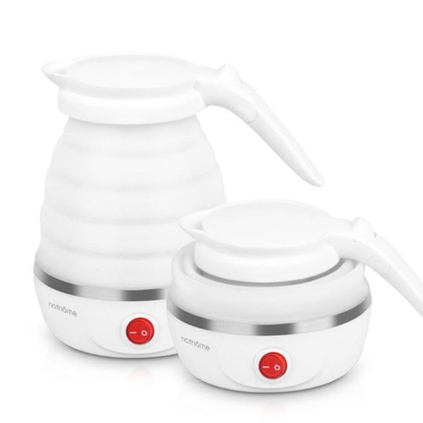 

850w 0.6l compact size home electric kettle durable silicone foldable portable travel camping water boiler electric appliances