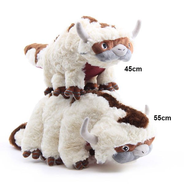 

45/55cm new avatar last airbender appa plush toy soft stuffed plush doll large soft doll toys rare peluche minion for kids gifts 1011