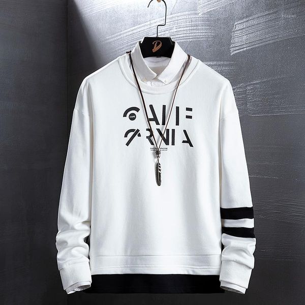 

men's hoodies & sweatshirts oversize patchwork fashion harajuku men hip hop male 2021 casual white hoodie man 1, Black