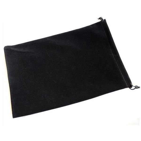

retail large big size 23x30cm 25x30cm drawstring black velvet bags for tablet pc christmas packaging wedding packing gift bags, Pink;blue