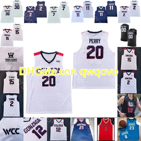 

custom gonzaga bulldogs basketball jersey ncaa college jalen suggs filip petrusev gilder ryan woolridge joel ayayi stockton kispert watson, Black;red