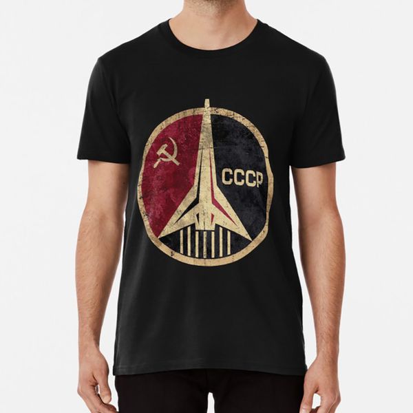 

russian space program t shirt cccp and ussr soviet emblem rocket sickle hammer badge vostok sport hooded sweatshirt hoodie