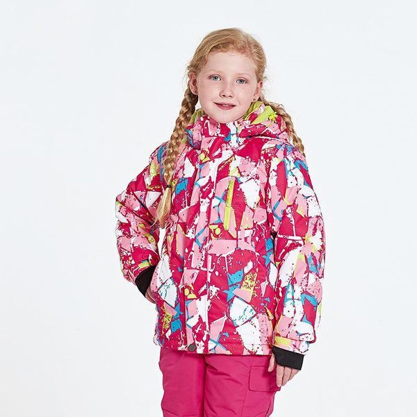 

skiing jackets children's snow winter warm sports jacket boys and girls outdoor clothing hooded windproof jacket1