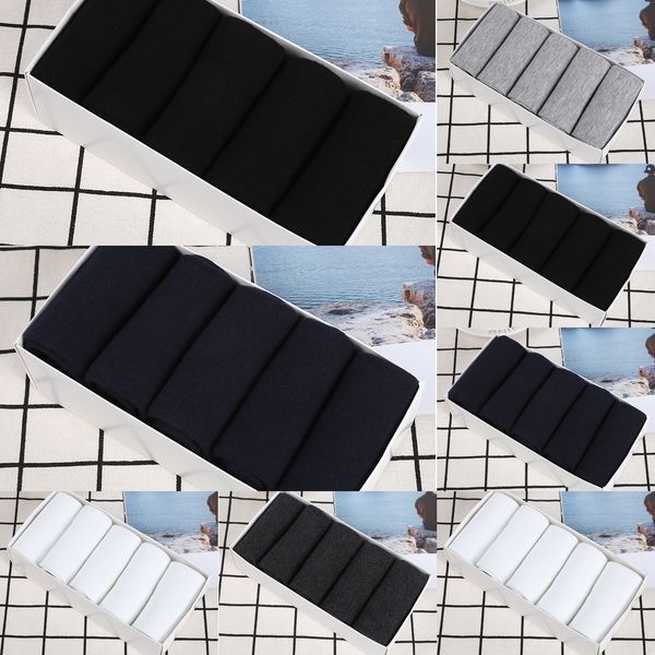 

yoaaf men's simple solid socks and combed cotton color mid-calf sweat-absorbent breathable suit socks uixjp, Black