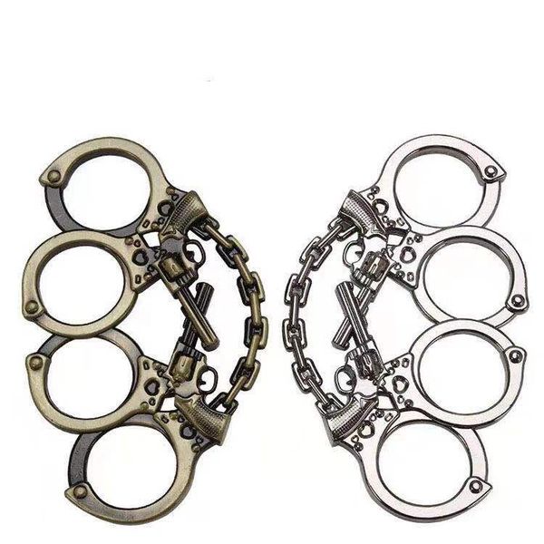 

glass fiber alloy finger tiger four finger self defense weapon double finger escape hand brace aluminum alloy self defense equipment hand 55