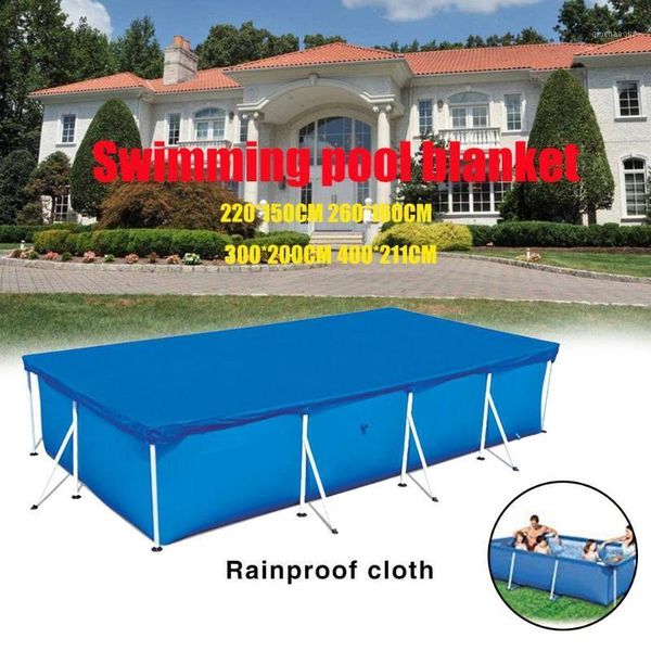 

pool & accessories rectangle swimming ground mat high-quality polyester cloth easy to clean square floor cover accessories1