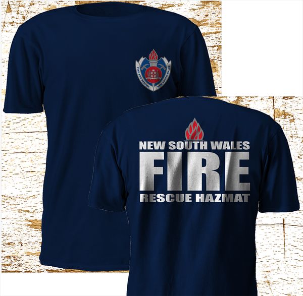 

fashion new south wales firefighter fire rescue sydney australia fire navy t shirt m-3xl tee shirt sport hooded sweatshirt hoodie