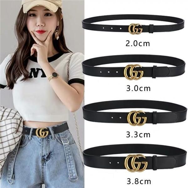 

2020l mens original belts fashion men/women belt big gold buckle genuine leather black cowhide cd belts, Black;brown