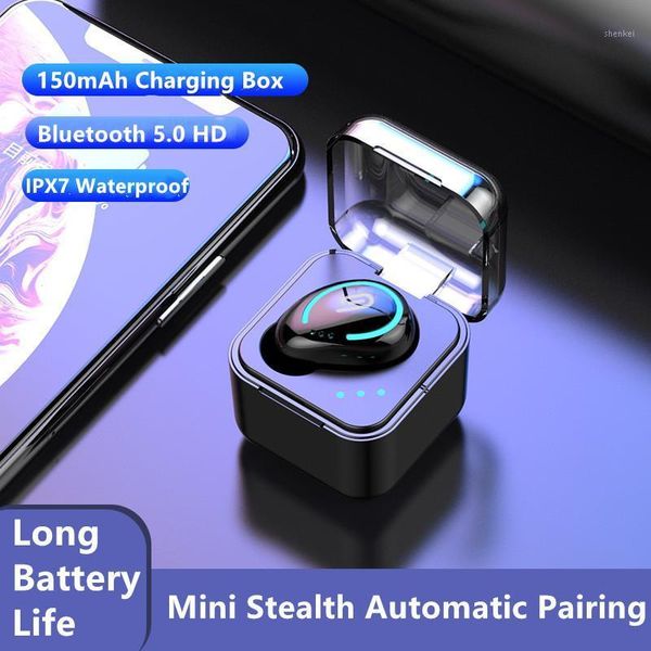 

wireless headphones tws bluetooth 5.0 9d stereo wireless earphones sports waterproof headsets mini earbuds charging box1