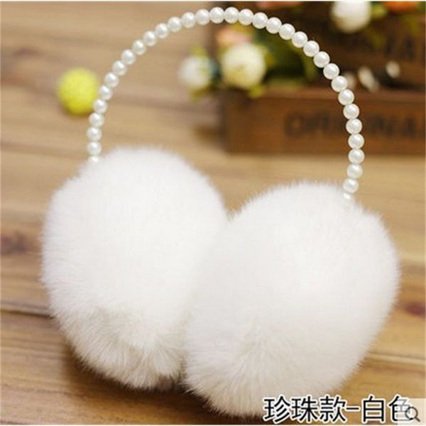 

наушники pearl дети искусственного меха earmuffs плюшевые уха грелки зимы женщин wear