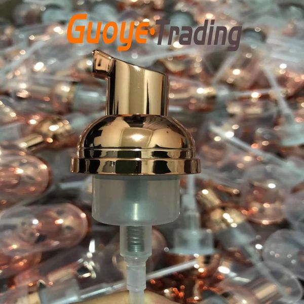 

42 410 moss foaming dispenser foaming moss pump cleansing foaming pump lotion container dust-proof cap beautiful electroplated dispensers