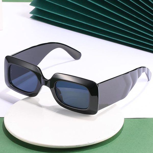

sunglasses vintage fashion square women men famous designer big frame rectangle retro travel sun glasses shades, White;black
