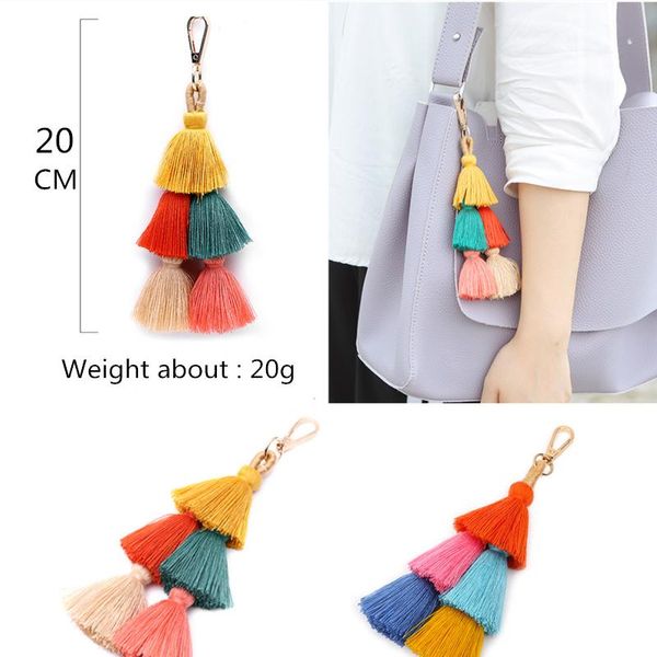 

1 шт. мода башня слой кисточка diy ювелирные изделия занавес одежды декоративные аксессуары ключей цепочка сумка подвеска ремесло тазонов h