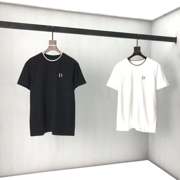 

new men's trousers early autumn joint name ins wind stereo embroidery black and white stitching zipper closed velvet casual pants k7w