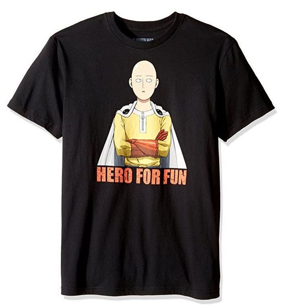 

повседневный спорта высокого качества печати tee anime один удар man сайтама hero для fun футболка nwt 100% authentic лето футболка