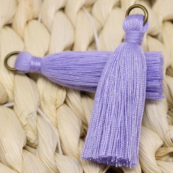 

10pcs mini copper ring tassels fringe diy garments bag decor supplies earrings necklaces jewelry key ring pendants arts crafts h jlleqg