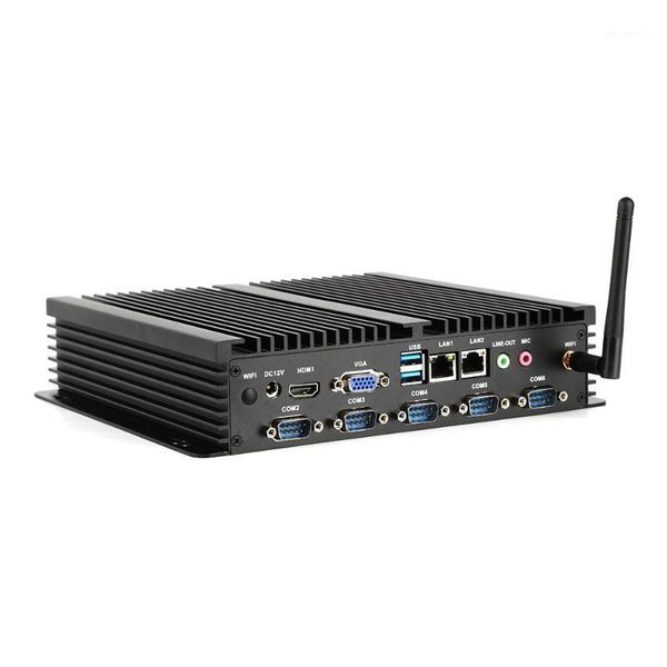 

iew industrial mini pc with intel cerelon and core i3// cpu mini-pcie wifi 3g/4g industrial computer1