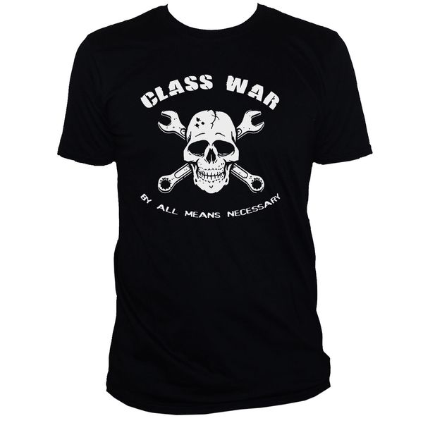 

design class war skull punk anarchy protest printed tee mens print round neck hooded sweatshirt hoodie men t shirt