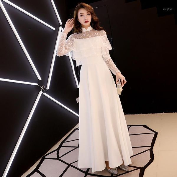 

plus size 3xl white mandarin collar chinese oriental party female qipao elegant celebrity evening dress banquet dresses1, Red
