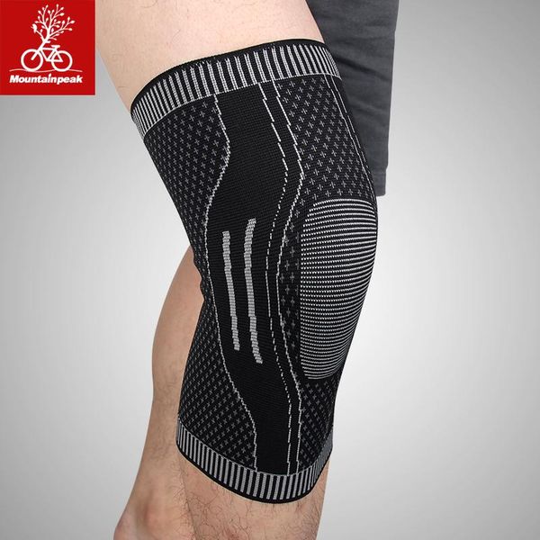 

mountainpea anti-slip warm knee brace exercise men's basketball running women's badminton mountaineering fitness gear, Black;gray