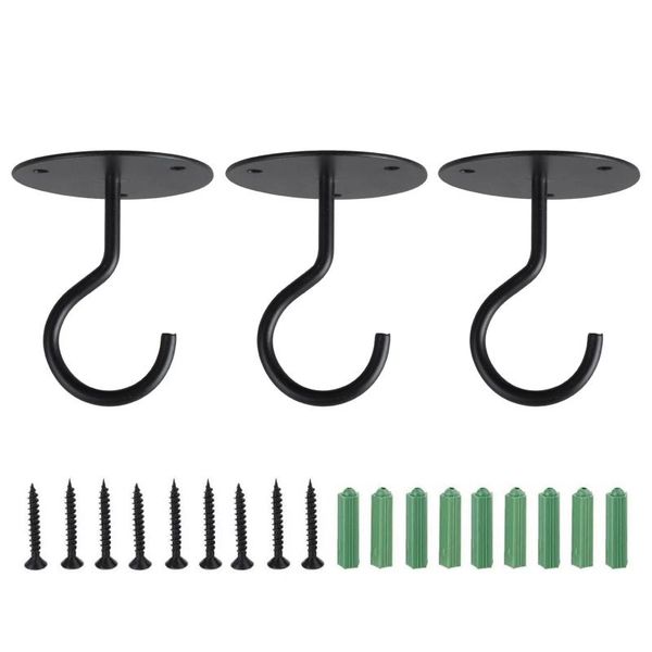 

3/4pcs iron garden wall hook hanging plant bracket flower basket decoration hanger hook shelf stand holder arc for lantern