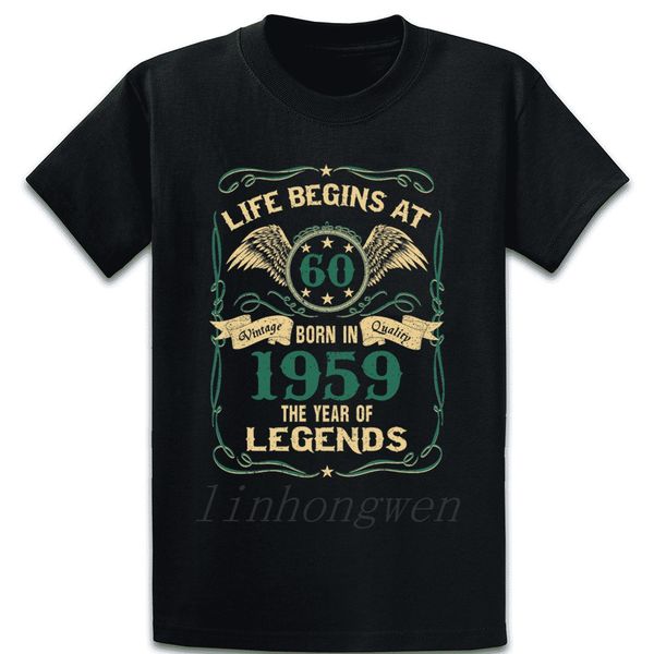

born in 1959 life begins at 60 t shirt tee shirt gift s 5xl custom slim authentic spring autumn shirt sport hooded sweatshirt hoodie