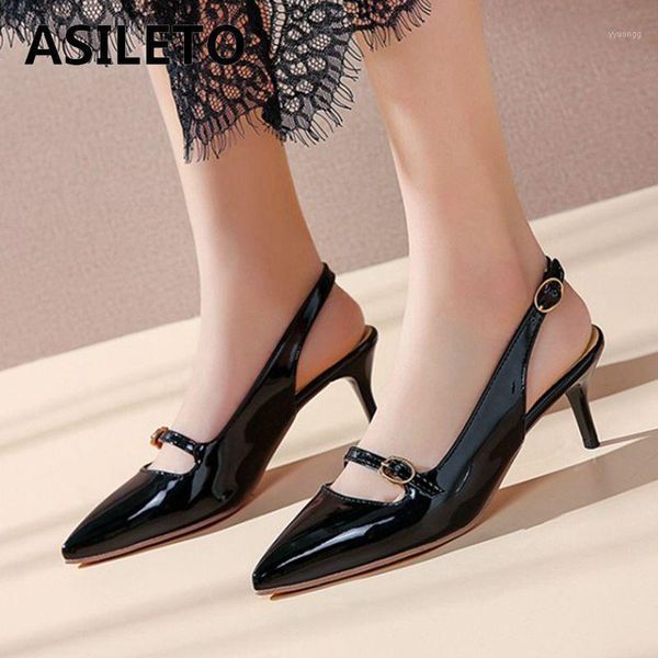 

dress shoes asileto women high heels pumps pointed toe slingbacks stilettos thin party wedding zapatillas mujer chaussure c11581, Black