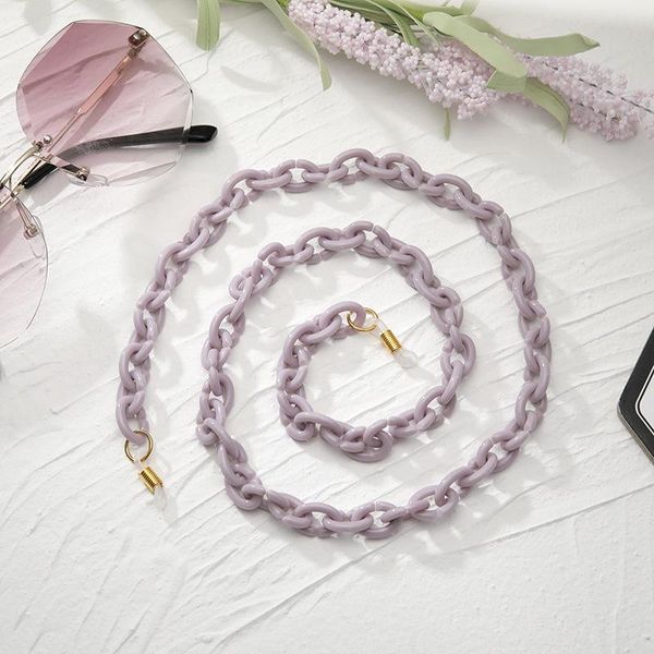 

2021 chic multi color fashion women glasses lanyard acrylic resin sunglasses chain holder glasses accessories 2021 chic h jllunh