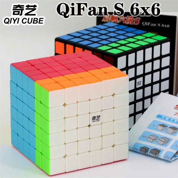 

magic cube puzzle qiyi(xmd) qifan s 6x6x6 6x6 professional speed cube educational twist toys champion competition puzzle cube y200428