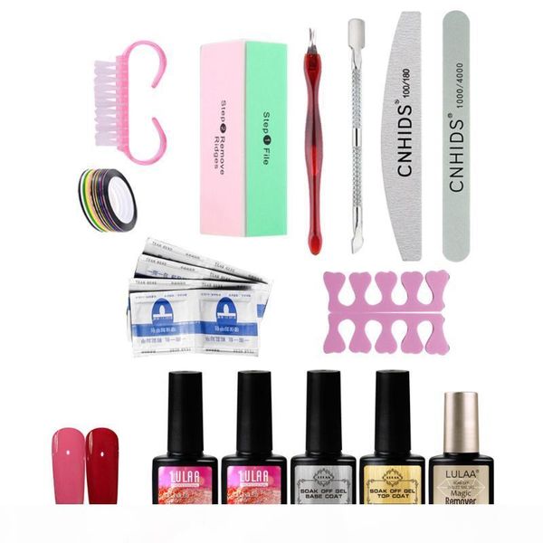 

acrylic nail kit for beginners household nail salon polish polishing tool diy set family salon 40ml gel polish set