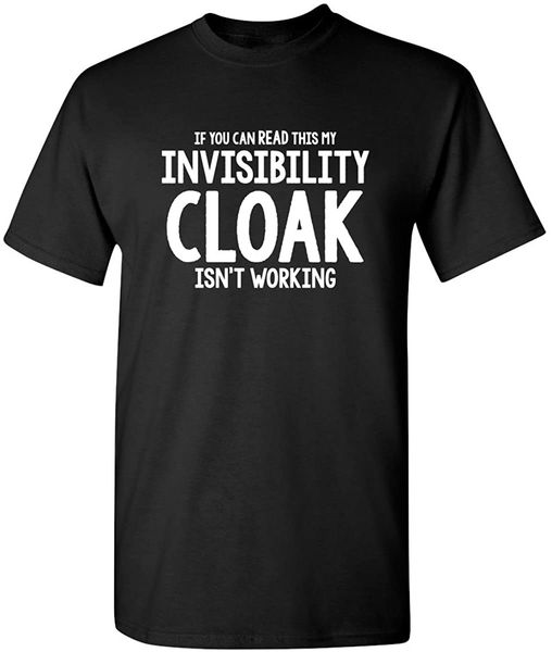 

if you can read this...men t shirt invisibility cloak print funny mens t shirt novelty letter & tees sport hooded sweatshirt hoodie