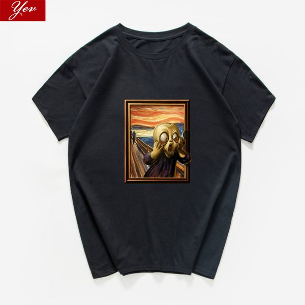 

sport alien screaming graphic music novelty funny t shirt men painting aesthetic men 2020 hip hop tshirts vintage men clothing