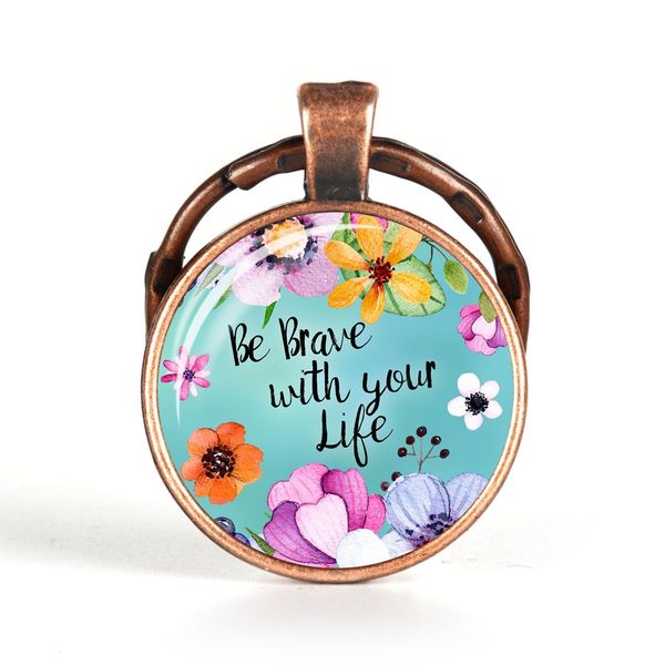 

new creative antique brass key chain bible verse christian bible verse quotes glass cabochon metal key chain fashion jewelry, Slivery;golden