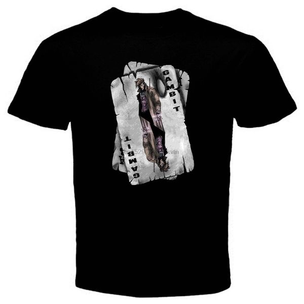 

gambit comic cartoon gamble superheroes t shirt black basic tee sport hooded sweatshirt hoodie