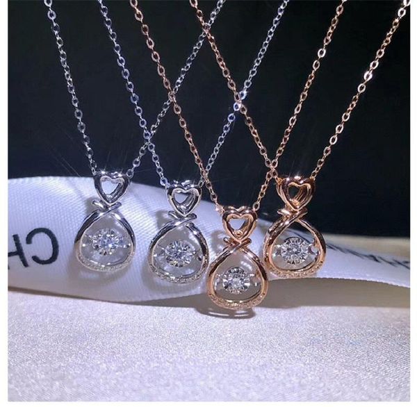 

jewelry 18k gold natural south african diamond necklace wedding gifts hi0023 with a certificate, Silver