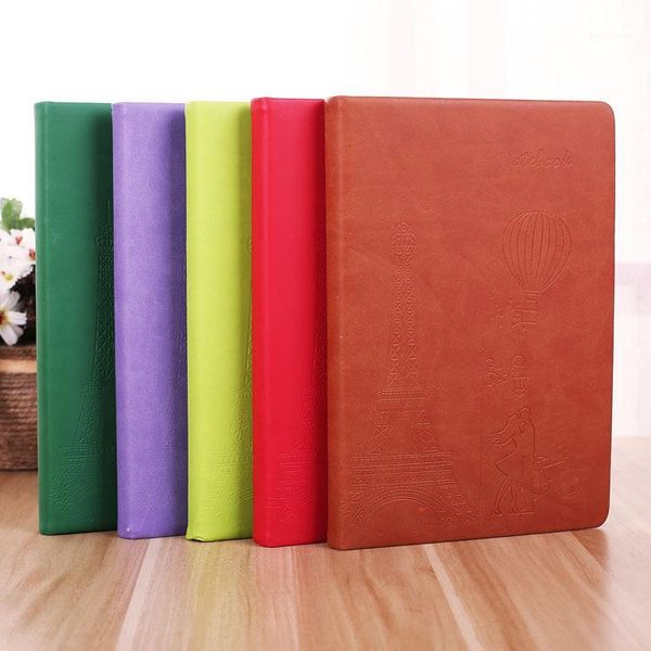 

creative office learning stationery lovers 25k flesh face pressing notepad diary1, Purple;pink