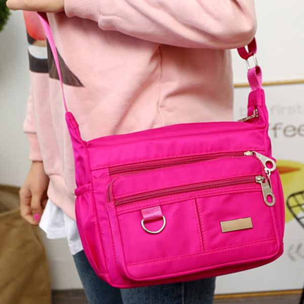 

waterproof bag women fashion zipper crossbody bags for women streetwear casual climbing shoulder bag bolsa feminina