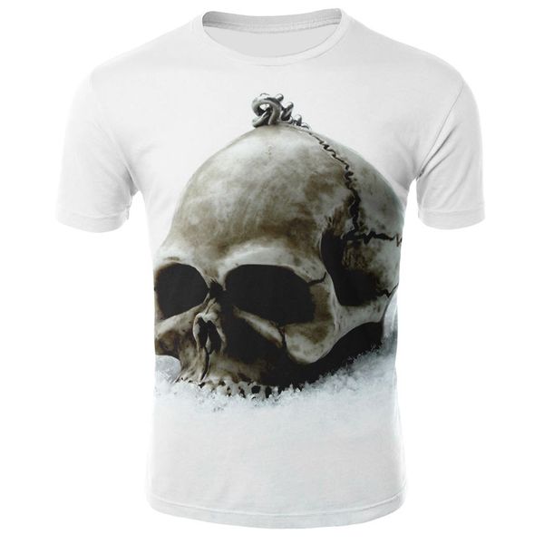 

mens skull punk style skull 3dt- men skull punisher 3d print shirts graphic anime humor men clothing