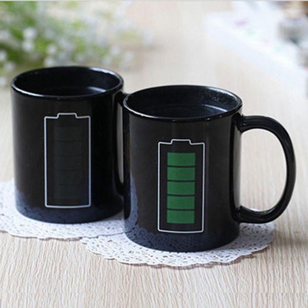 

1pc creative the new battery strip design heterotherm mug discoloration in heat milk coffee cup students novel gift send friend bbyjgc