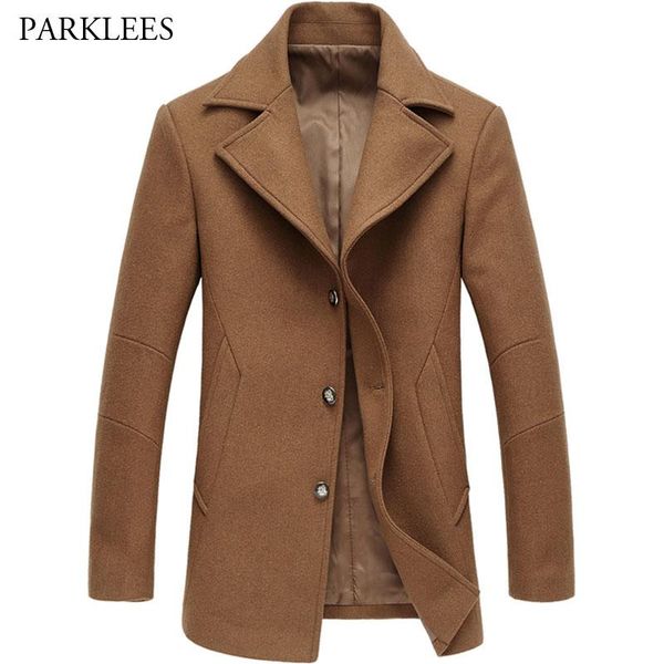 

шерстяное пальто мужчина 2020 марк mens толстые теплое outwear за пальто вскользь тонкая плащи и куртки вест homme манто abrigo, Black