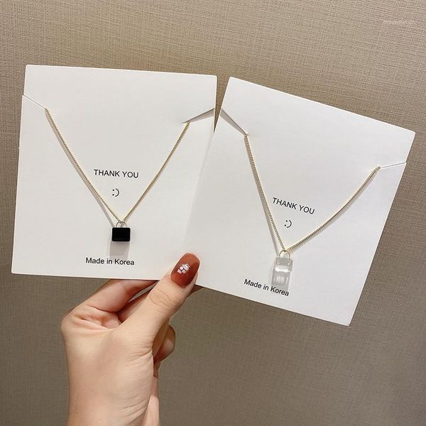 

inssiny korean jewelry titanium steel crystal bag pendant necklace elegant female silver color short clavicle chain necklace1, Golden;silver